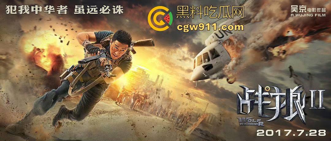 动作影视巨星【吴京】经典之作《战狼2》强势来袭!一部占了天时地利的成功的合格商业片。-2