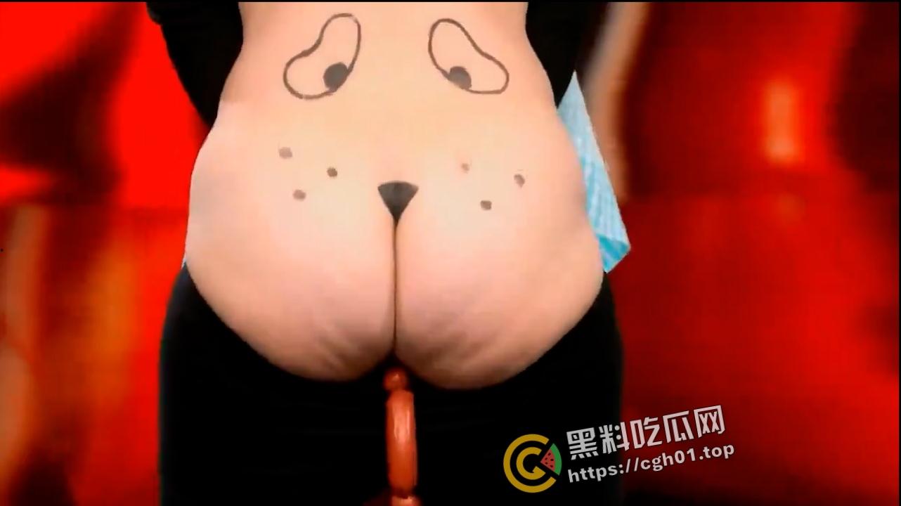 德国真人秀 少妇表演骚穴吸香肠 这么长全都吸进去了 老外太会整活了-4