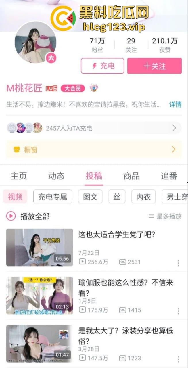 B站擦边女神【M桃花匠】丝袜高跟美腿抚摸 小穴阴毛一览无遗 连放尿自拍都安排上了！