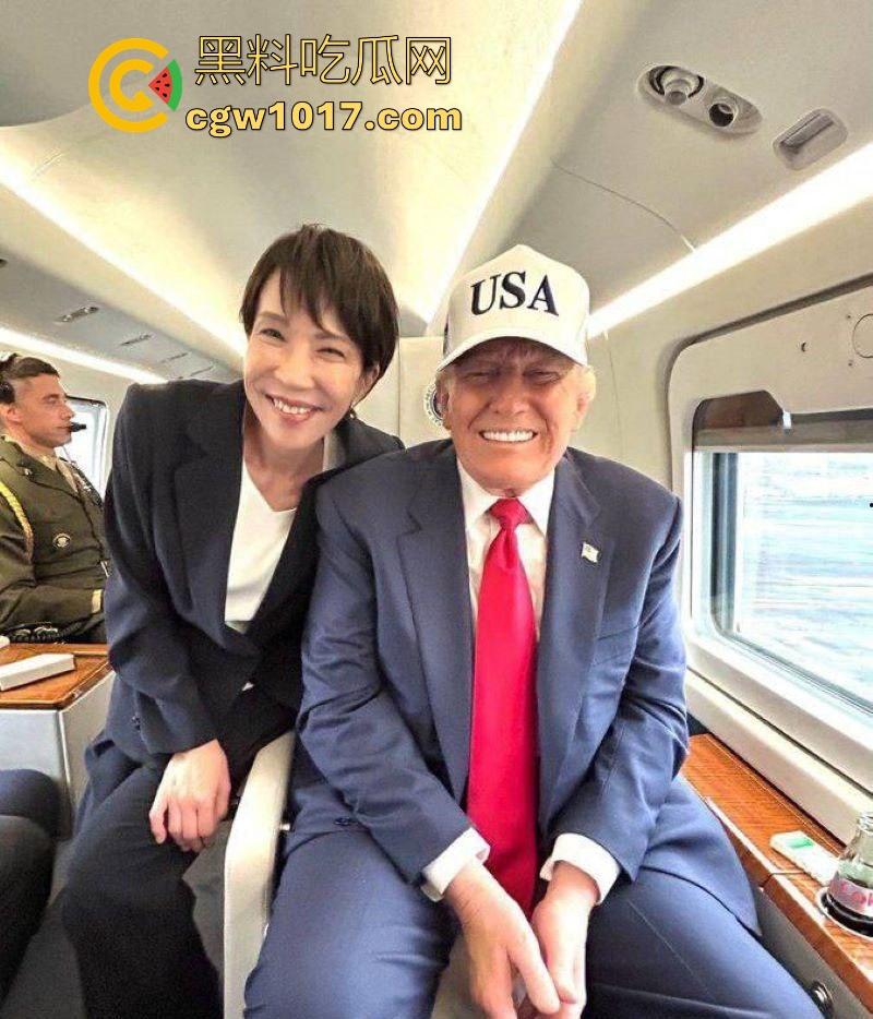 网友AI恶搞特朗普跟日本首相高市早苗甜蜜现场,平时铁娘子政客范儿,结果对川普眼神放电,真感觉她们私底下乱搞过!-4