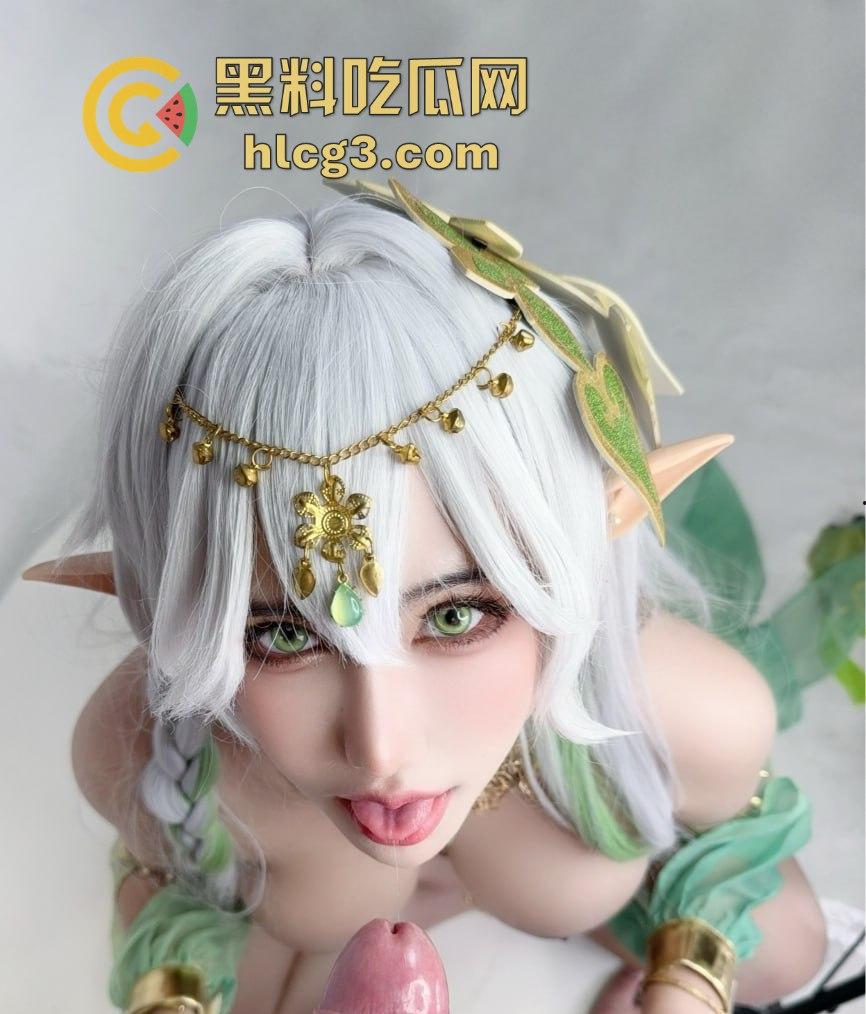 泰国绝美COSER『DreamTamu』打破次元壁!COS原神大慈树王跪地口交!女神口活无可挑剔!-6