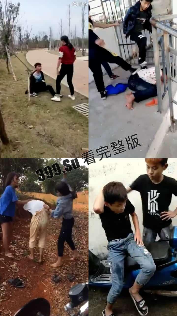霸凌合集 #校园 #殴打 #裸体 真的有天生坏种?人之初性本恶?(九)-6