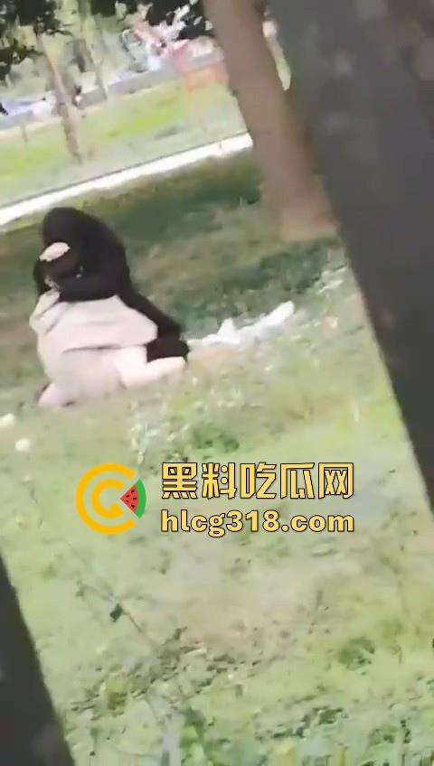高颜值情侣公园草地野战!女上男下疯狂骑乘,精虫上脑了直接无视众人就是干呗!-4
