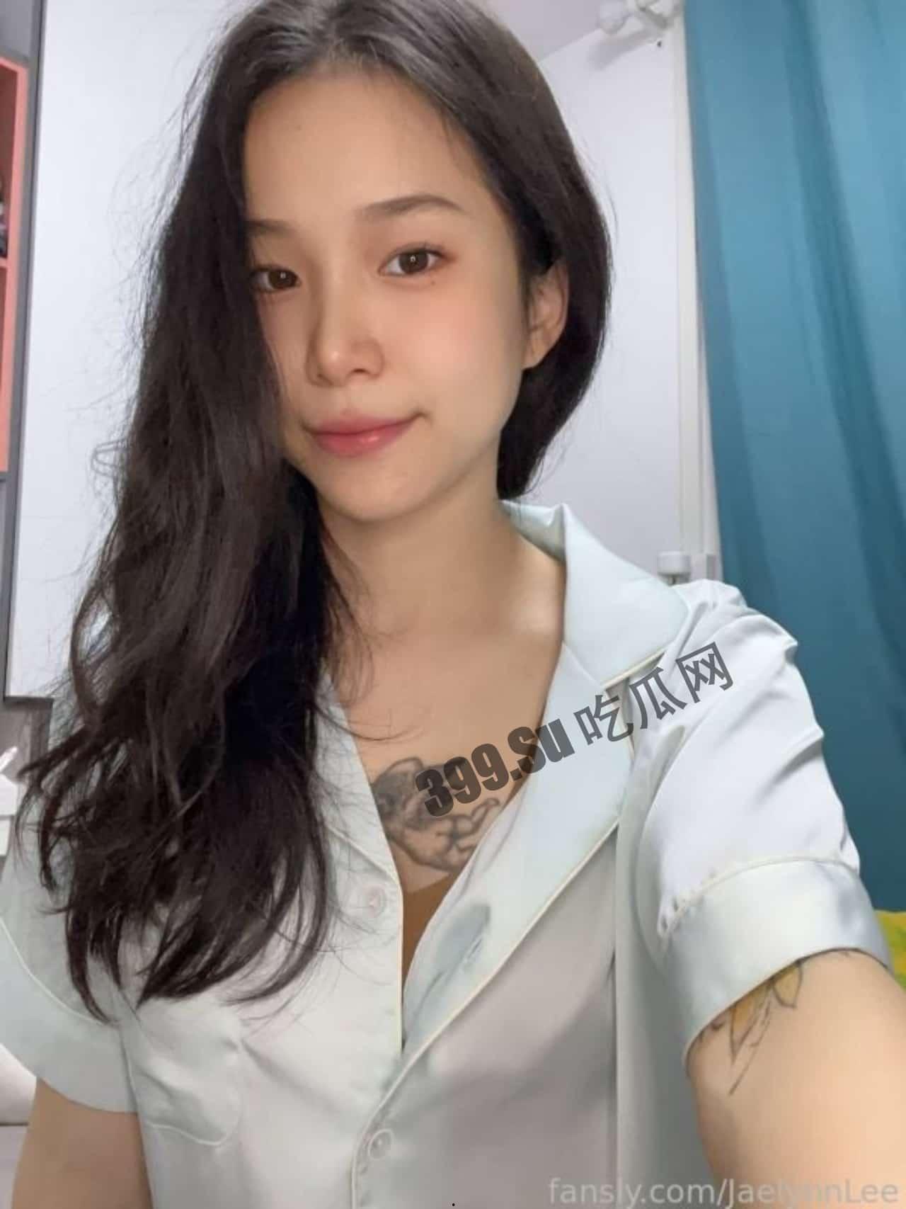 极纯20岁少女混血儿 JAELYNNLEE 原来系淫娃自拍淫片流出-9