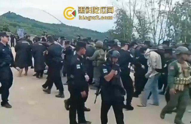 佤邦大动作当阳园区被一锅端 七百余人押解至永和口岸移交东大 场面堪比大片!-6