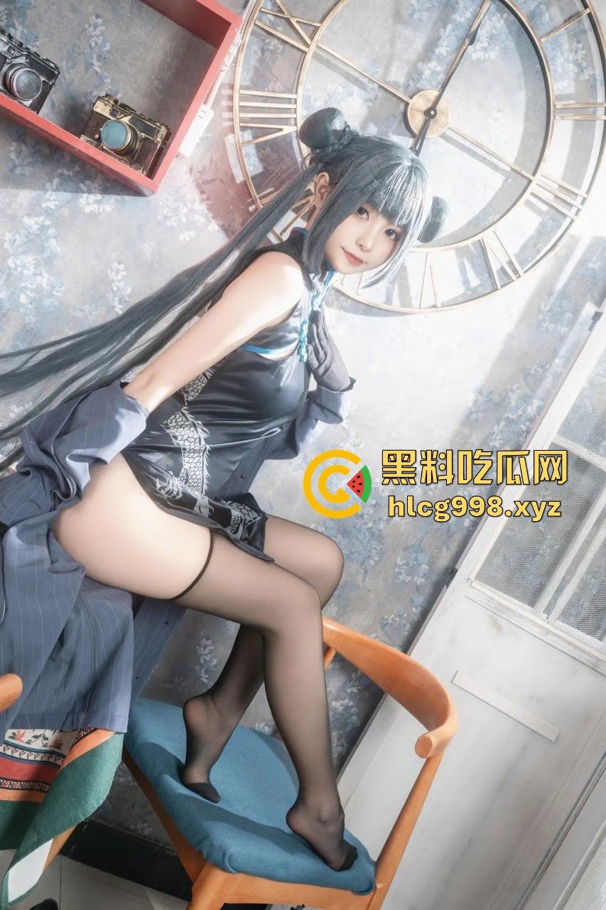 回忆缝纫机极品清纯萝莉【喵小吉】COS碧蓝档案妃咲!黑丝高跟掰穴,粉嫩小穴水润得想舔屏!-19