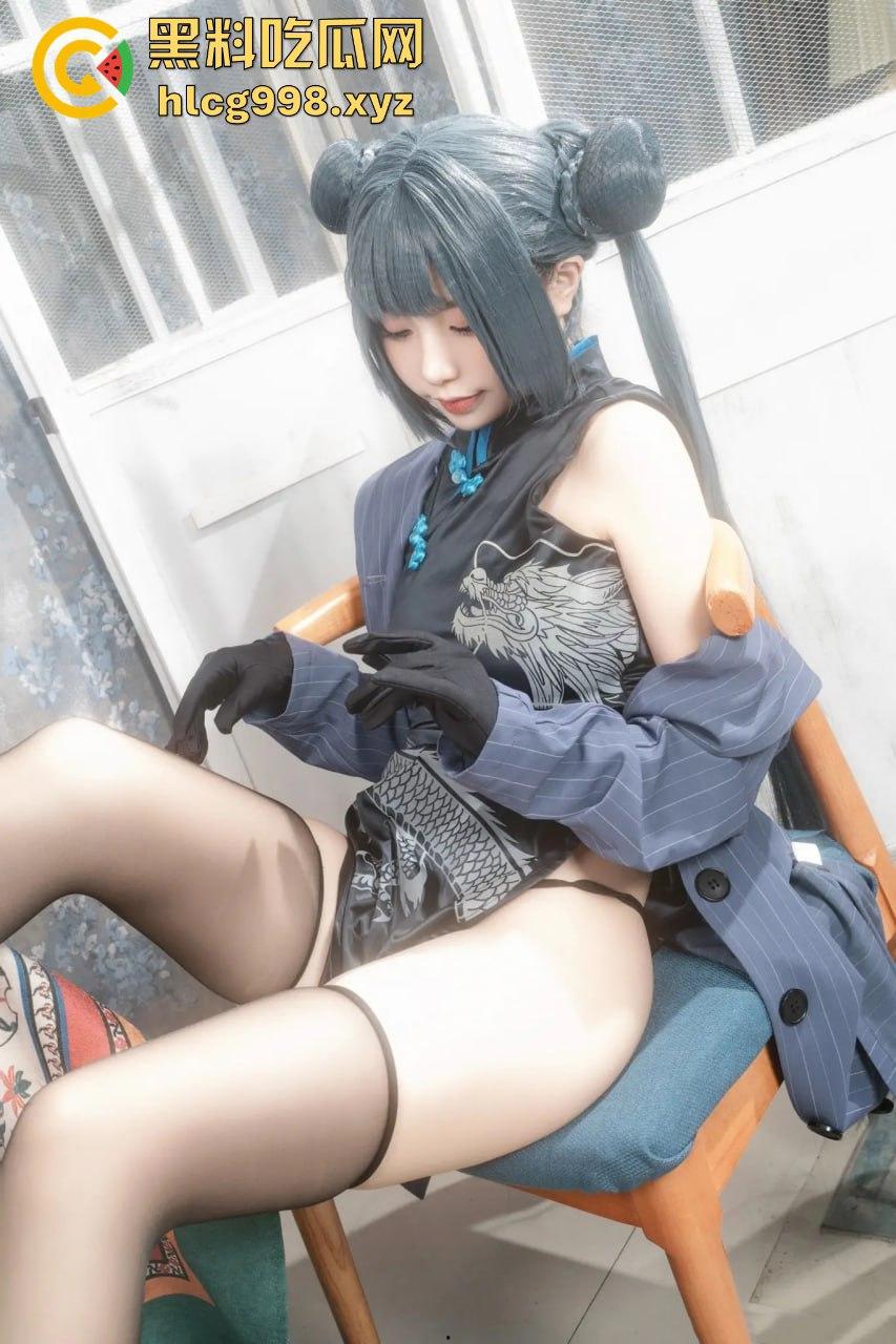 回忆缝纫机极品清纯萝莉【喵小吉】COS碧蓝档案妃咲!黑丝高跟掰穴,粉嫩小穴水润得想舔屏!-31