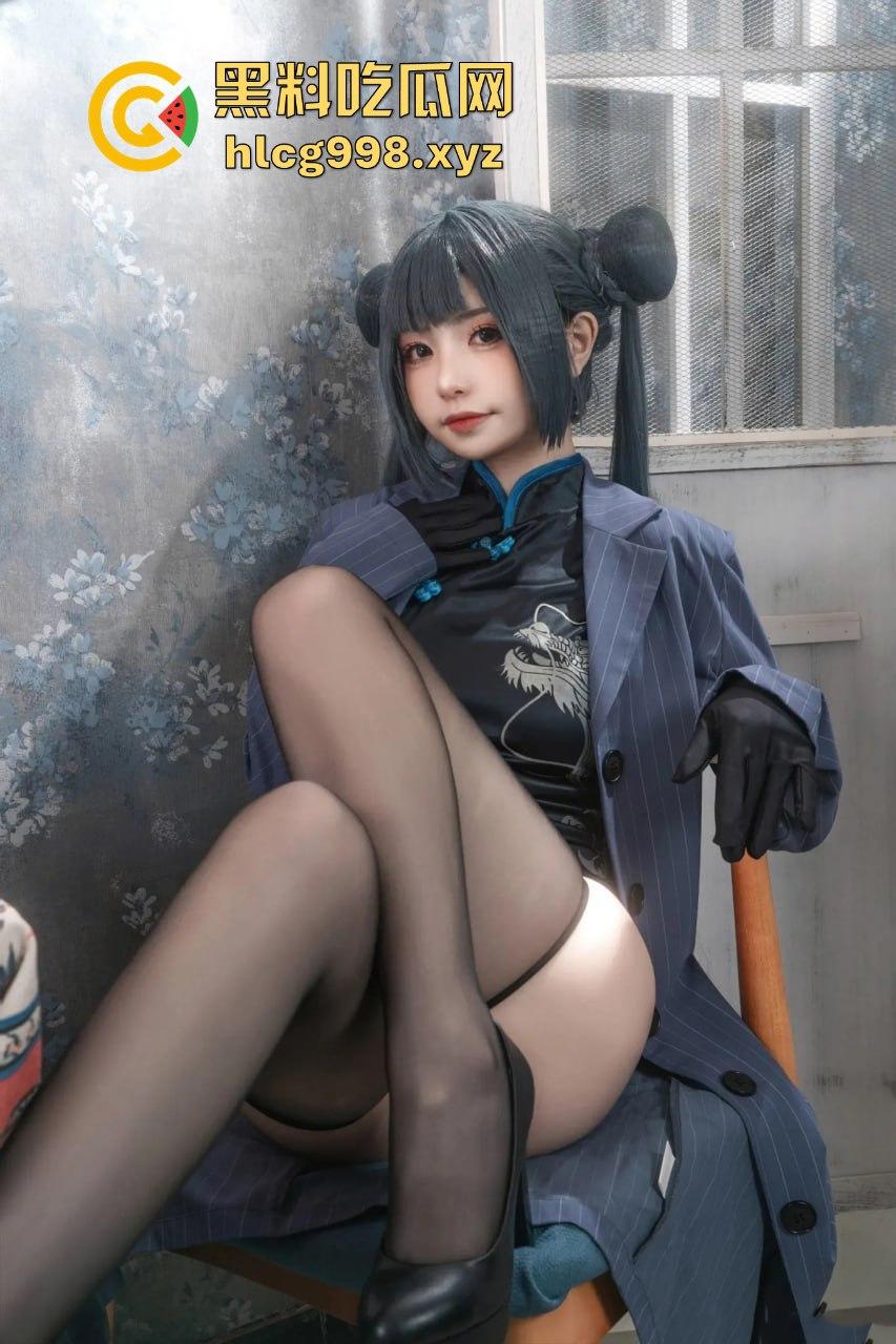 回忆缝纫机极品清纯萝莉【喵小吉】COS碧蓝档案妃咲!黑丝高跟掰穴,粉嫩小穴水润得想舔屏!-35