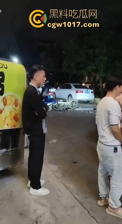 鬼火少年深夜惨遭横祸!深夜凌晨被醉酒司机撞了个倒头就睡,人都飞起来了,车的零件都着火了,极其惨烈!-8